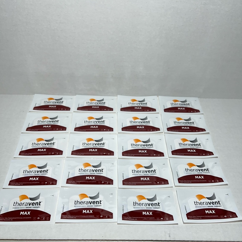 20 Strips Theravent Max Snore Therapy Strips *06/2020